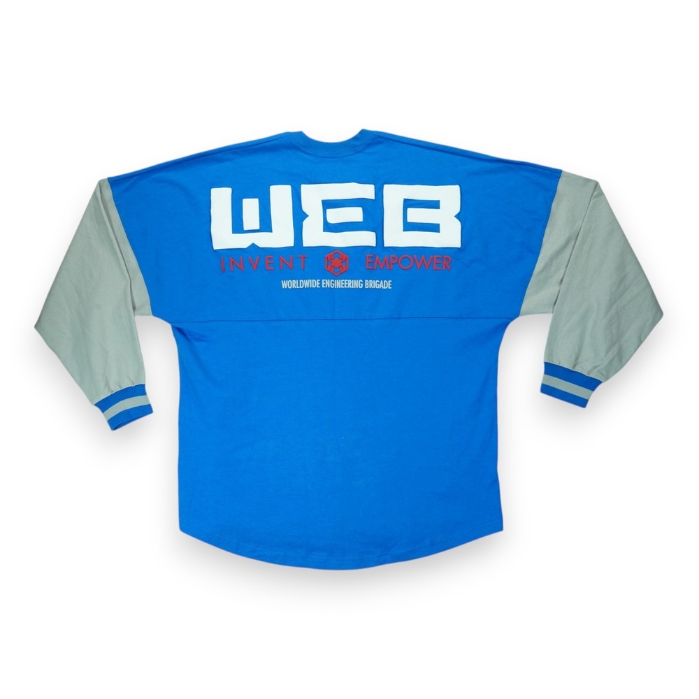 NWT DISNEY MARVEL TEAM WEB Spider Man Avengers Campus Spirit‎ Jersey Mens L